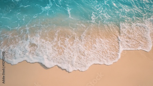 Ocean Waves Kissing the Shore: Serenity at the beach 