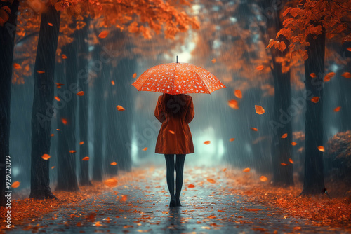 Autumn Umbrella