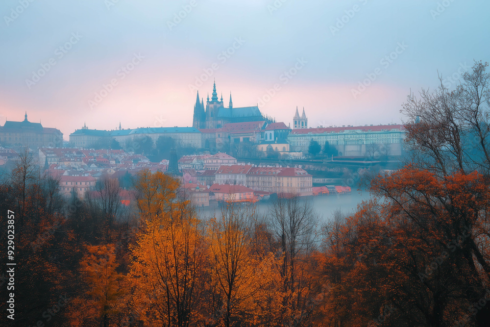 Obraz premium Prague In Autumn