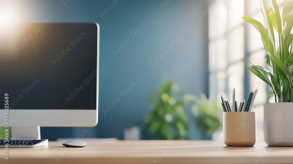 Modern Workspace Serenity Modern Workspace Serenity