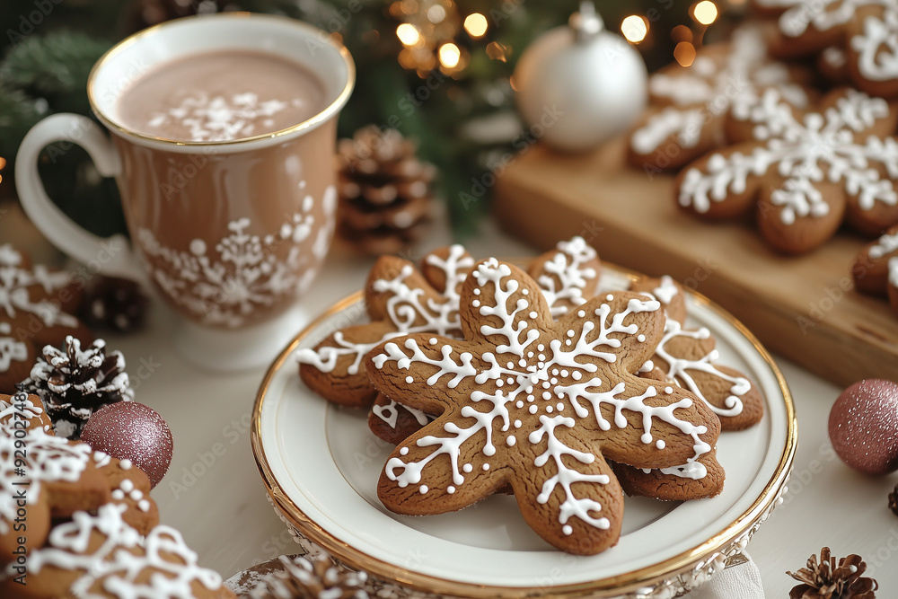 Delicious Gingerbread Snowflake Cookies for Christmas Delicious Gingerbread Snowflake Cookies for Christmas