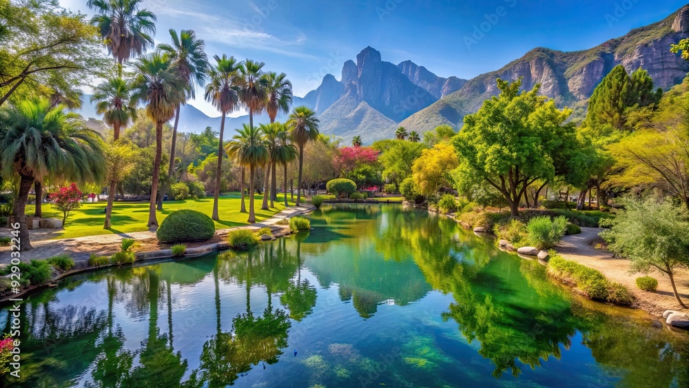 Lush ecological park in Santa Catalina Lush ecological park in Santa Catalina