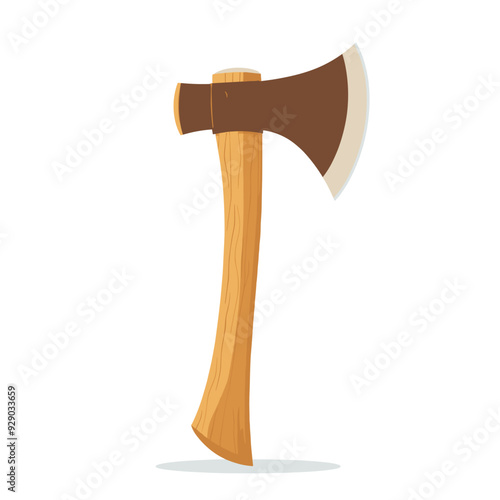 vector axe on white background . Generative AI