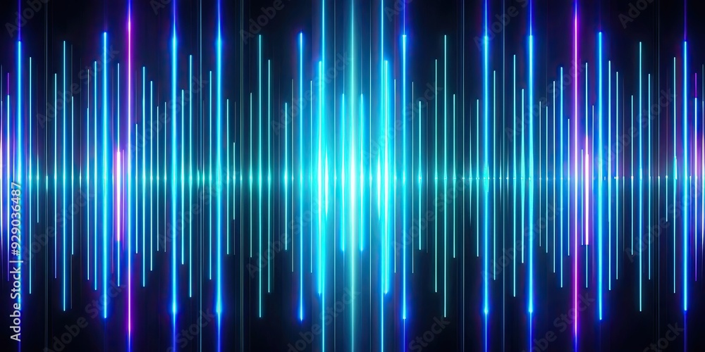 Fast motion neon blue colorful stripes on black background, prism effect, dark bright tech backdrop Fast motion neon blue colorful stripes on black background, prism effect, dark bright tech backdrop