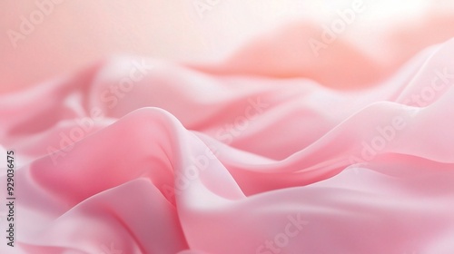 Pink Silk Drape: Soft, delicate folds of blush pink silk create a luxurious and sensual texture. 