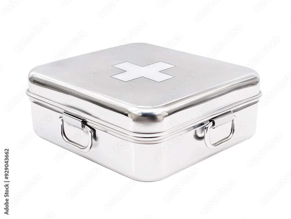 a silver first aid kit a silver first aid kit