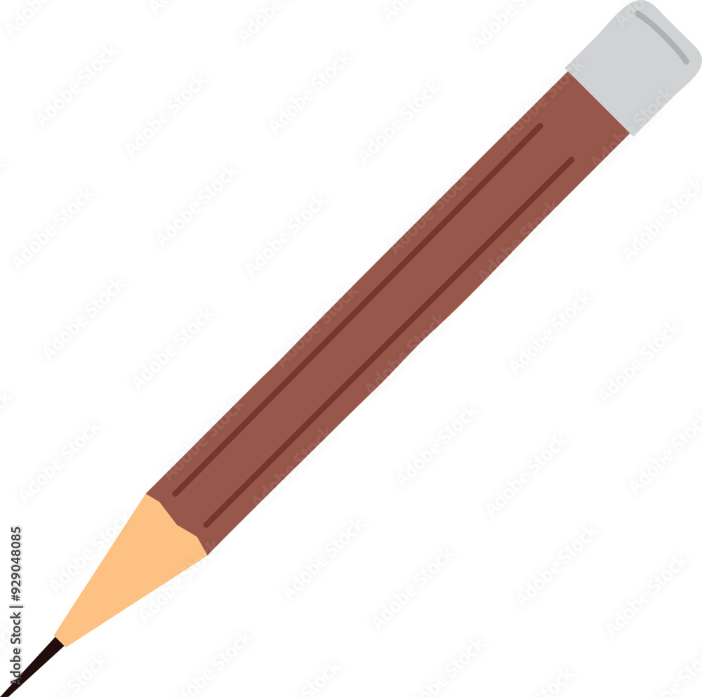 Pencil color icon. Drawing wooden sharp tool Pencil color icon. Drawing wooden sharp tool