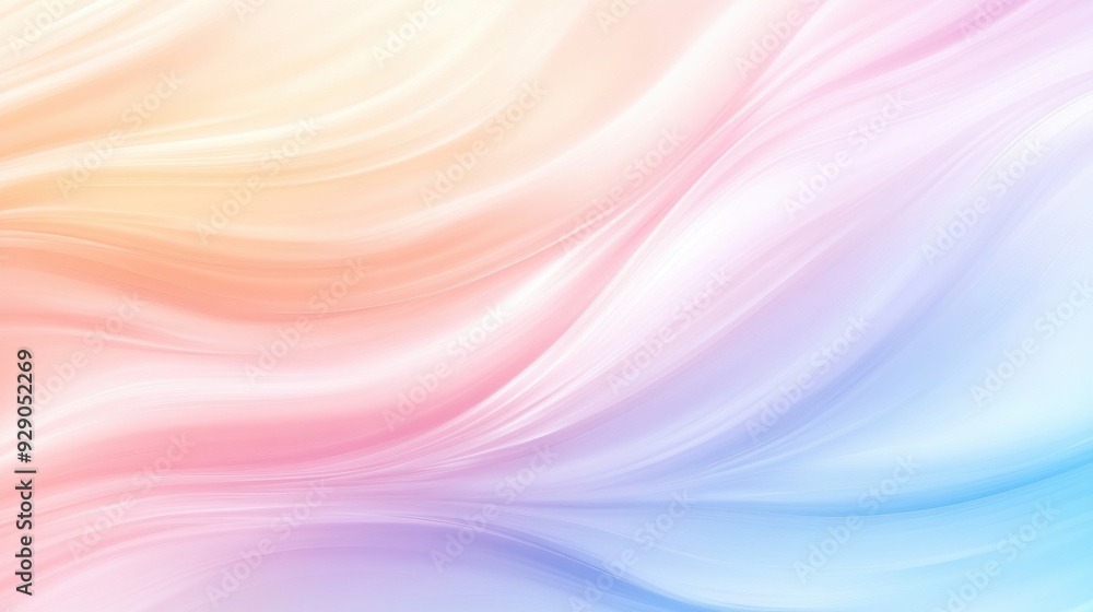 Obraz premium A colorful, wavy background with a pink, orange, and blue gradient