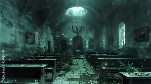 old church interior