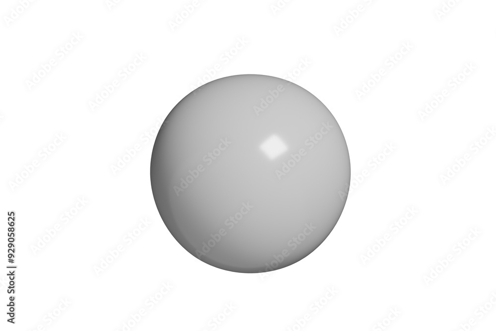 floated round white ball isolate on transparency background PNG, 3d floated round white ball isolate on transparency background PNG, 3d