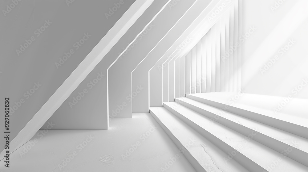Abstract Modern Architecture with Light Abstract Modern Architecture with Light