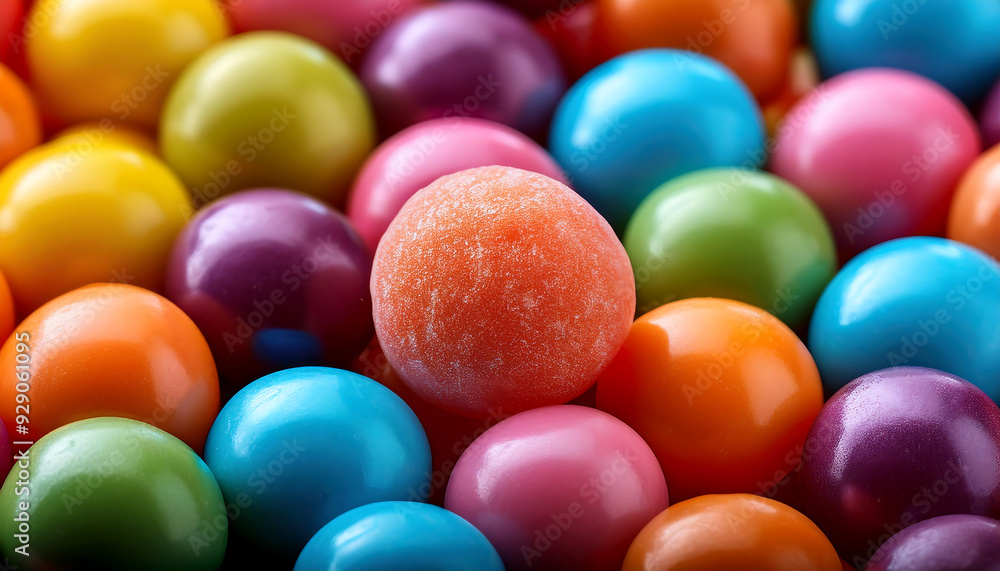 view colorful candy balls piled together one candy item split half capturing sweetness vibrant appeal delightful treat view colorful candy balls piled together one candy item split half capturing sweetness vibrant appeal delightful treat