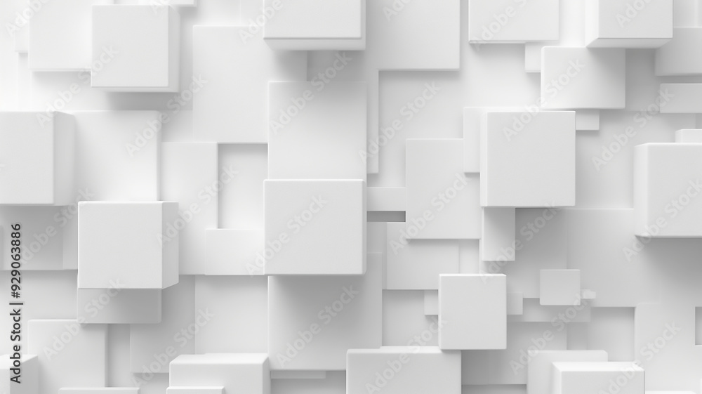 illustration mosaic white cube boxes block wallpaper random texture background illustration mosaic white cube boxes block wallpaper random texture background