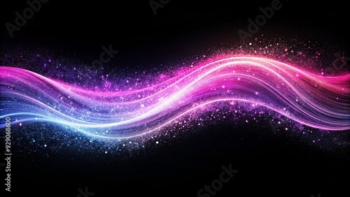 Abstract Cosmic Energy Waves Background with Vibrant Colors