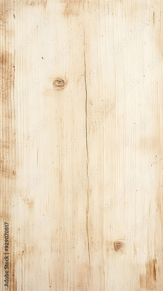 Fototapeta premium Wood texture light tan background. Wooden surface with visible grains