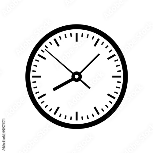 minimalist clock icon