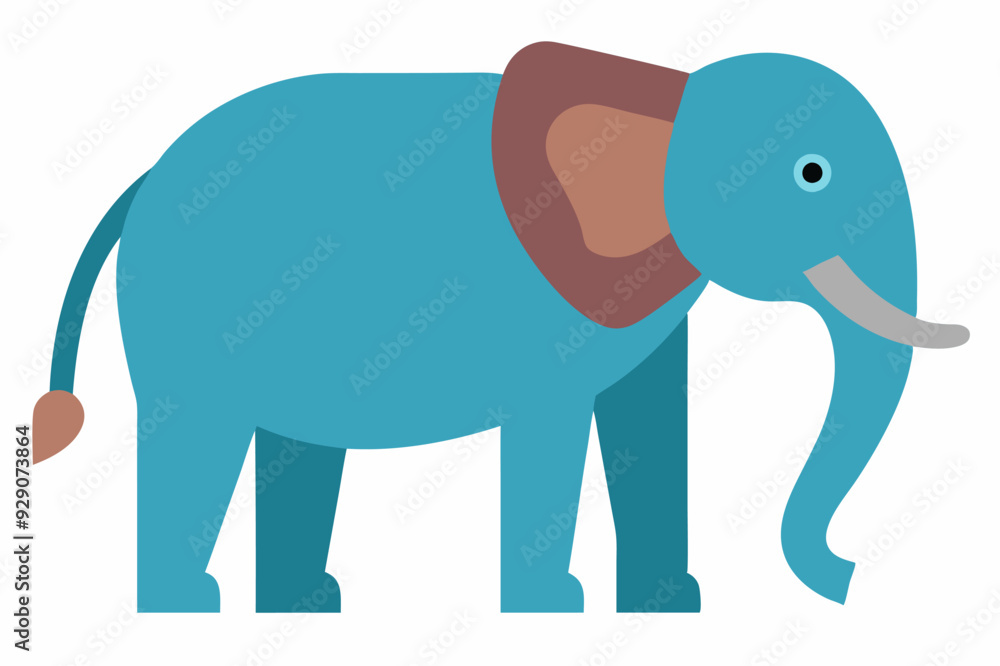 Fototapeta premium An Elephant vector art illustration