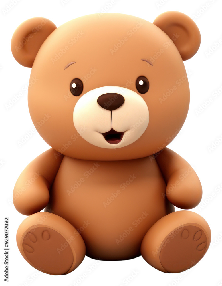 PNG Cartoon plush bear toy. PNG Cartoon plush bear toy.