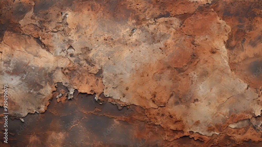 The Beauty of Decay. A weather-beaten surface with a combination of rust and dirt. The Beauty of Decay. A weather-beaten surface with a combination of rust and dirt.