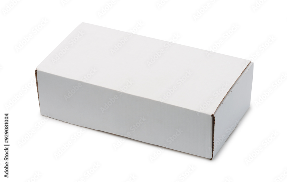 White blank packaging paper box White blank packaging paper box