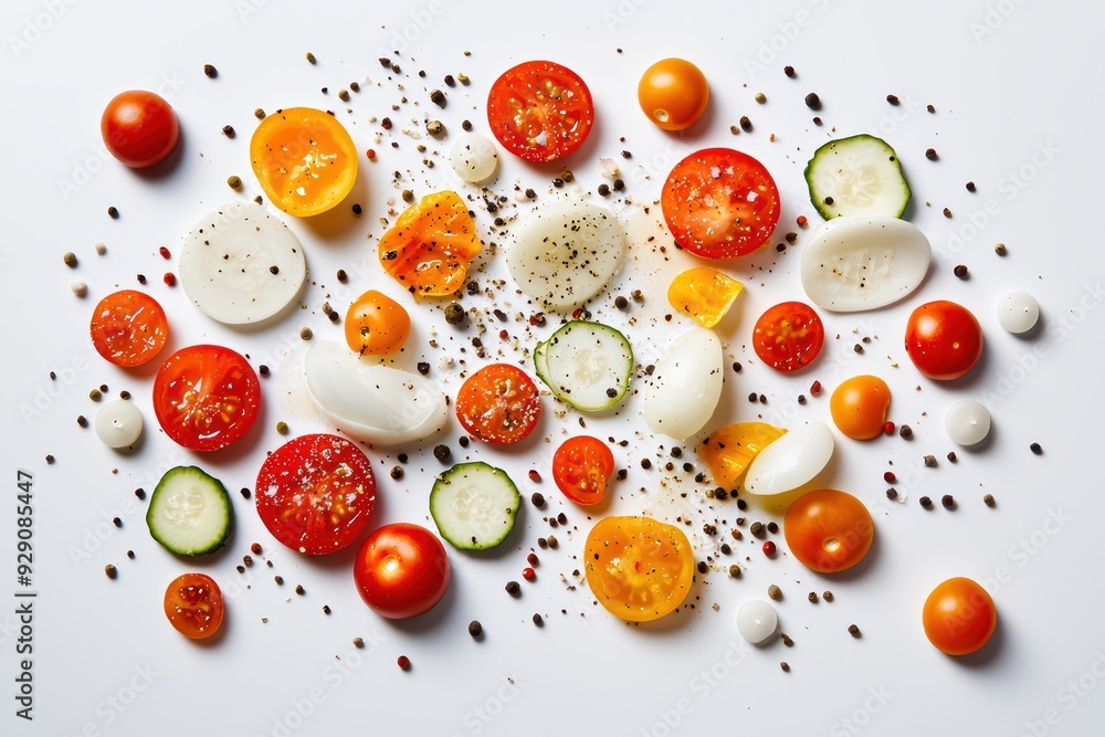 A vibrant assortment of fresh vegetables and herbs, ideal for healthy eating and culinary inspiration, showcasing colors and textures. A vibrant assortment of fresh vegetables and herbs, ideal for healthy eating and culinary inspiration, showcasing colors and textures.