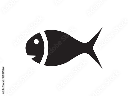 fish icon vector