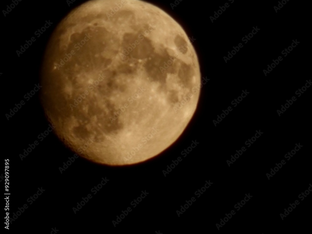 Obraz premium moon over black,full