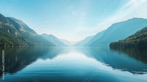 Serene Mountain Lake