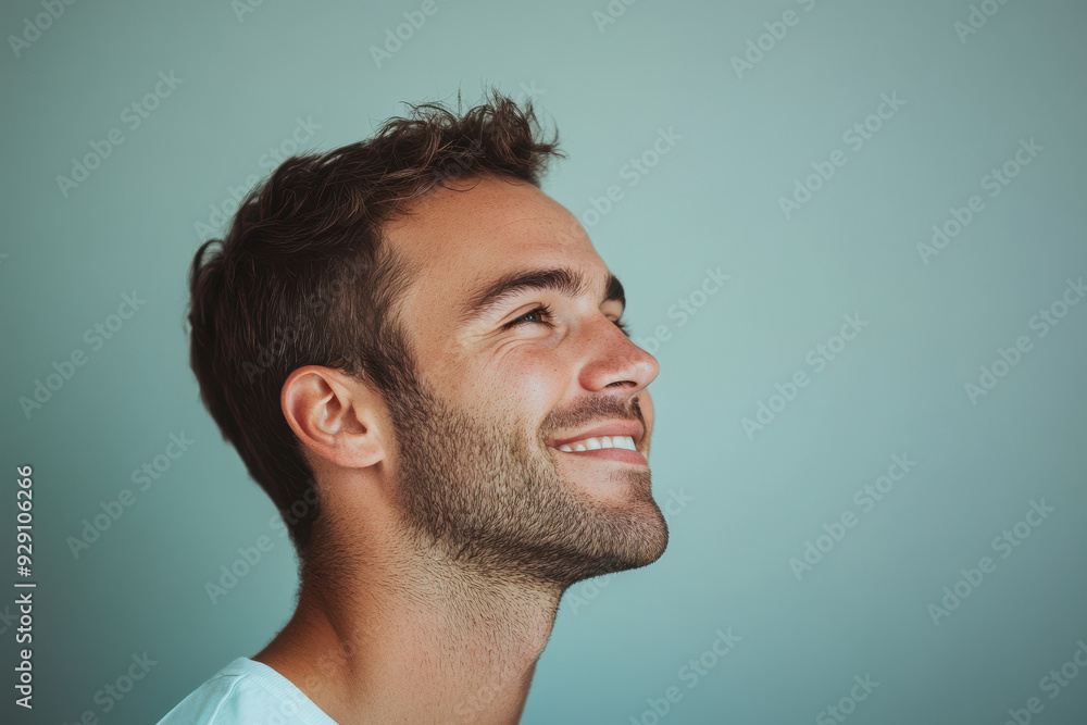 Fototapeta premium A close up of a man's face