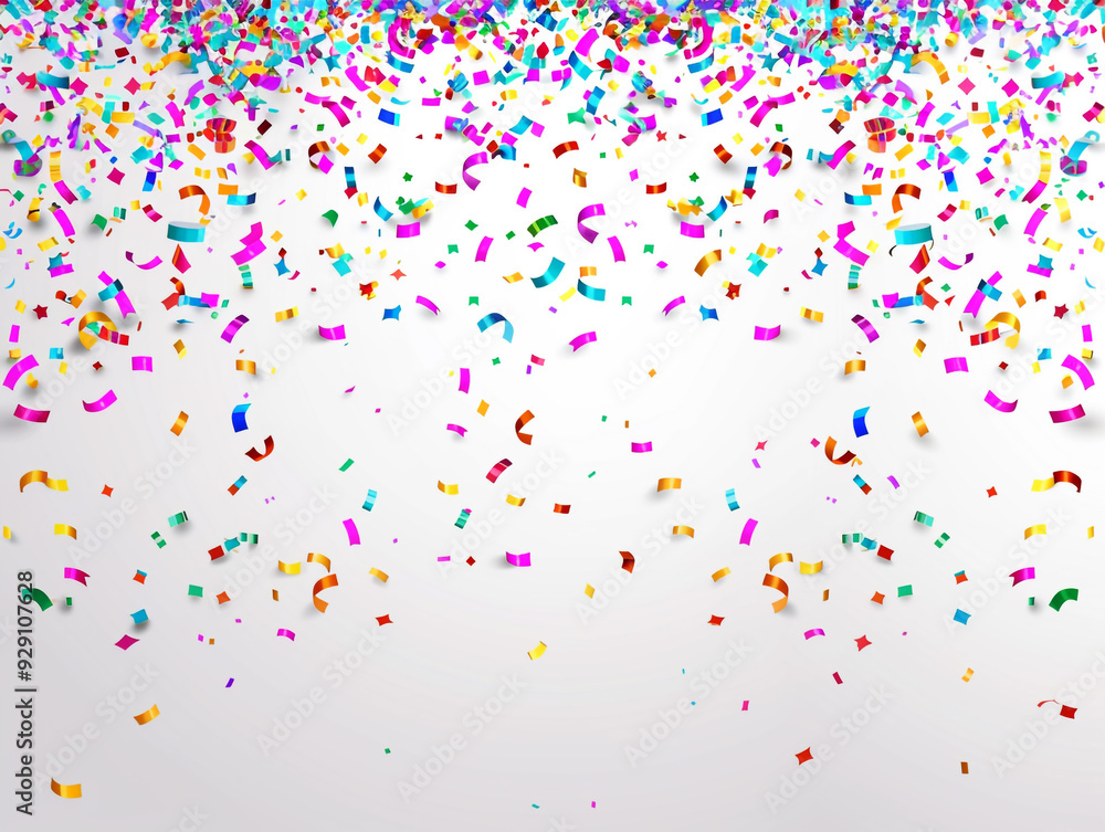 Colourful Confetti Celebration Background Colourful Confetti Celebration Background