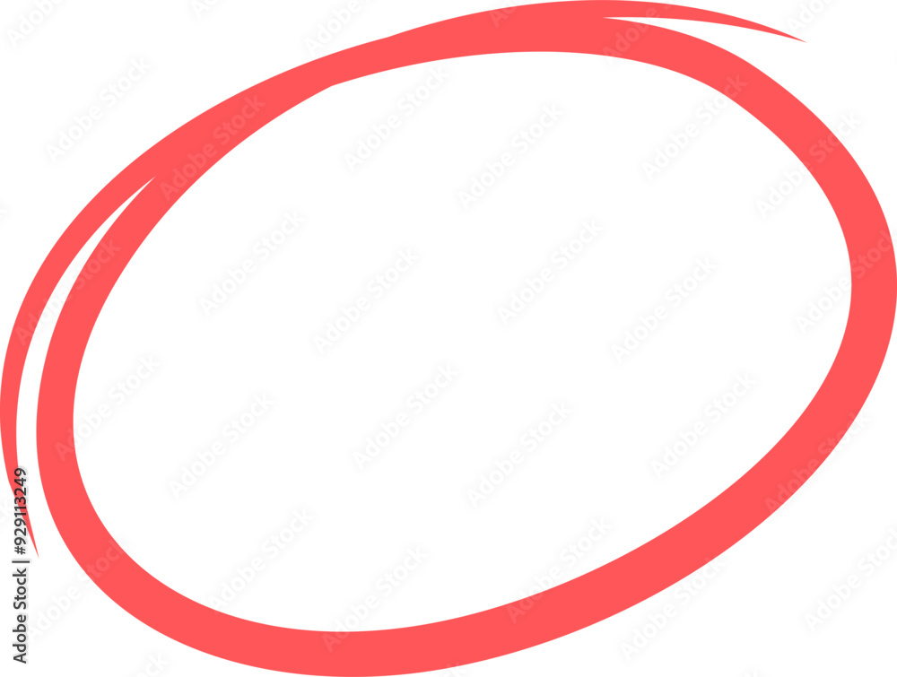 Red Circle Line Pencil Red Circle Line Pencil