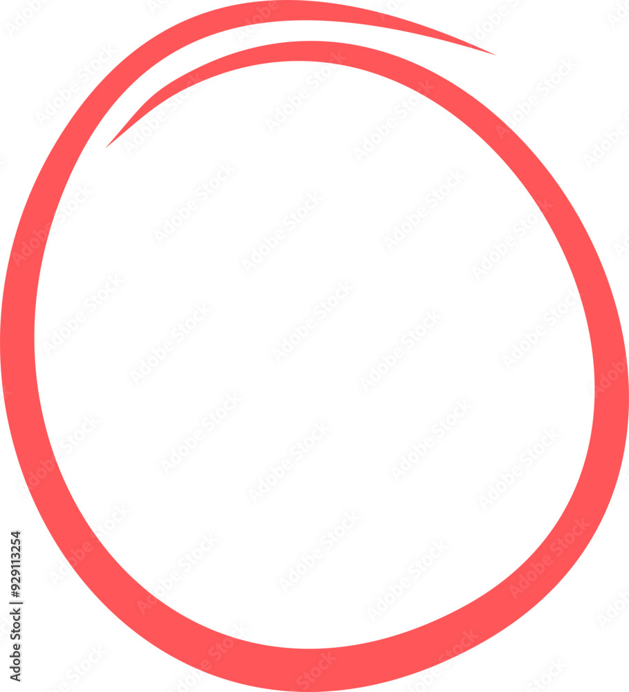Red Circle Line Pencil Red Circle Line Pencil