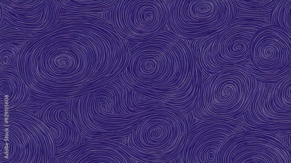 Fototapeta premium Circles, Balls, Blue Spheres on Purple Background, Abstract Image, Texture, Pattern, Wallpaper, Cover and Screen of Smartphone, Cell Phone, Computer, Laptop, 9:16 and 16:9 Format