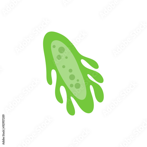 zooplankton sea microorganisms, cartoon vector icon isolated on white background