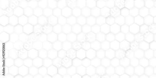 honeycomb white Background ,light and shadow, White beehive background. Honeycomb, bees hive cells pattern. 
