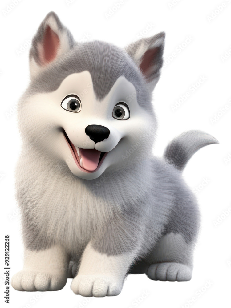 Obraz premium PNG Puppy cute baby dog cartoon mammal.