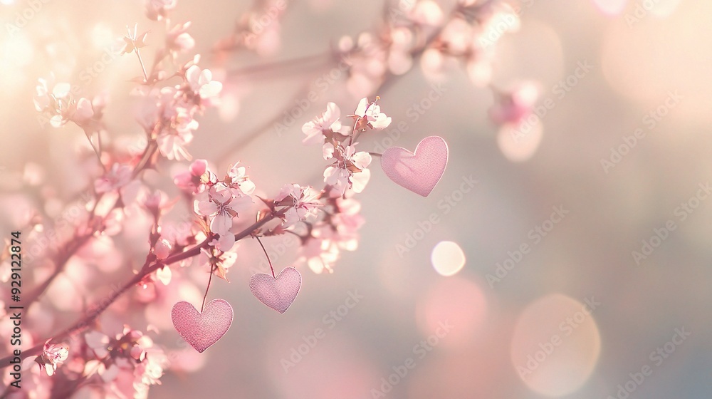 eart-themed background with soft, romantic colors and delicate heart shapes, perfect for a loving atmosphere eart-themed background with soft, romantic colors and delicate heart shapes, perfect for a loving atmosphere