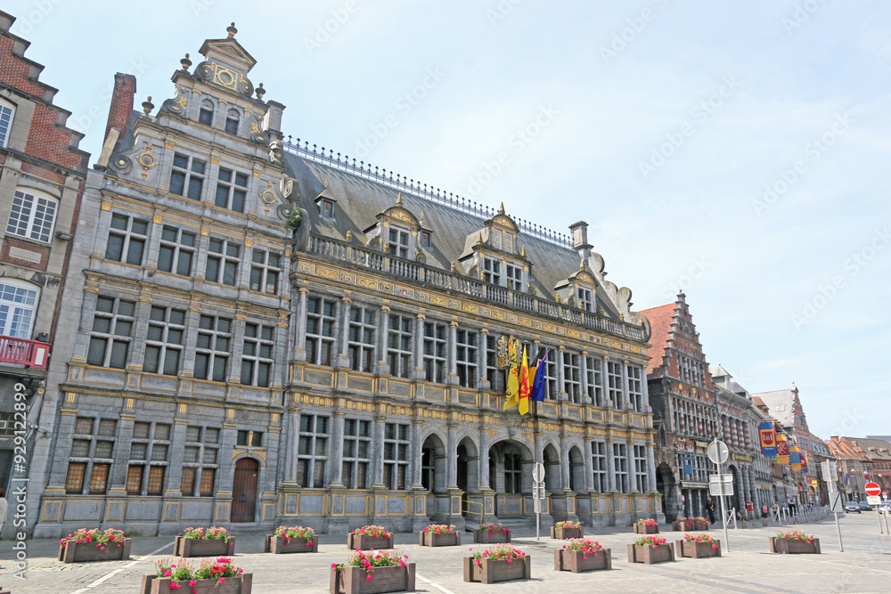 Fototapeta premium Cloth Hall in Tournai, Belgium