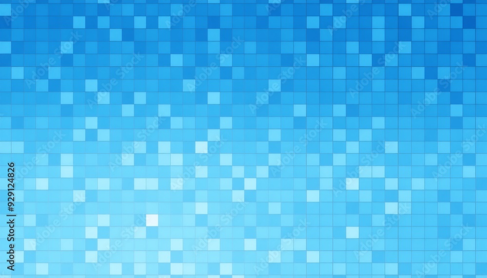 Blue pixel mosaic featuring a grid layout with varying tones creating a clean and modern digital design Ideal for tech-inspired backgrounds Blue pixel mosaic featuring a grid layout with varying tones creating a clean and modern digital design Ideal for tech-inspired backgrounds