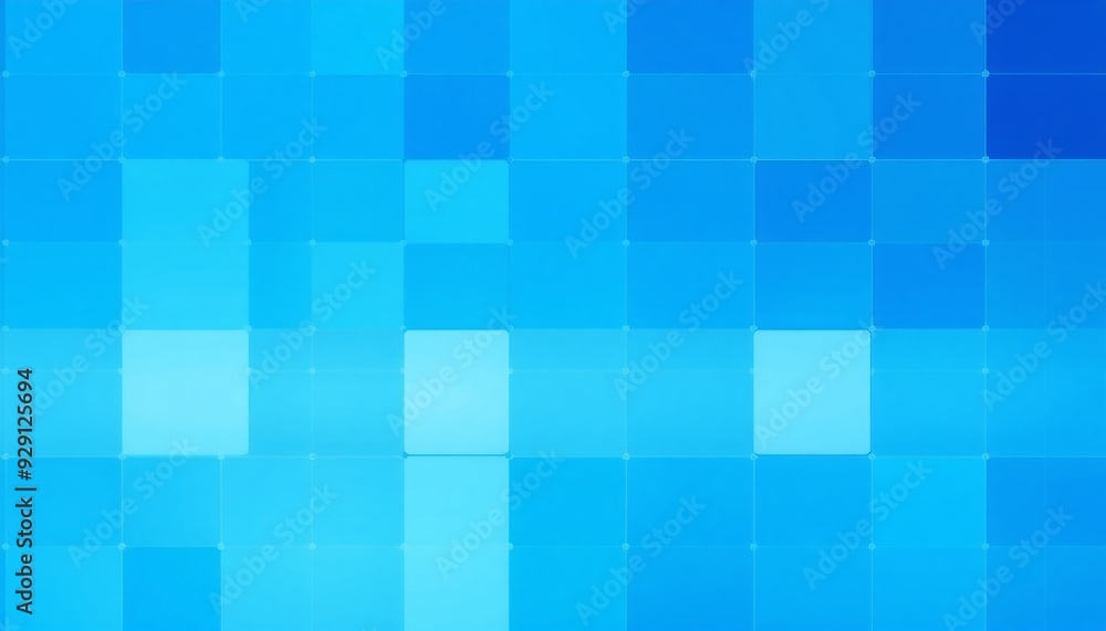 Digital design featuring a grid of blue squares in varying shades from bright to dark for a polished tech-savvy appearance Digital design featuring a grid of blue squares in varying shades from bright to dark for a polished tech-savvy appearance