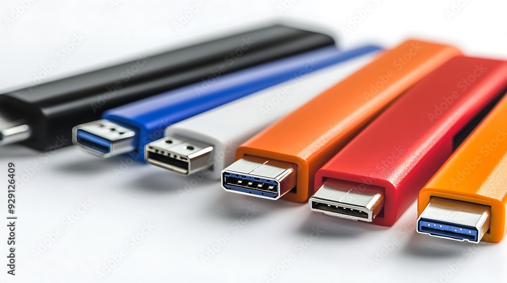 Collection of diffrent colors USB Collection of diffrent colors USB