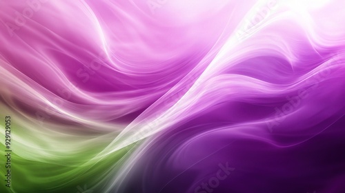 Design a purple and green background with contrasting shades and artistic blends