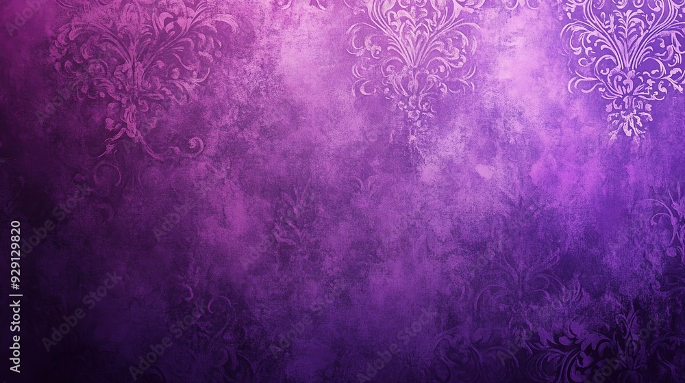 Design a rich purple background with deep tones, elegant patterns, and a luxurious feel, copy space Design a rich purple background with deep tones, elegant patterns, and a luxurious feel, copy space