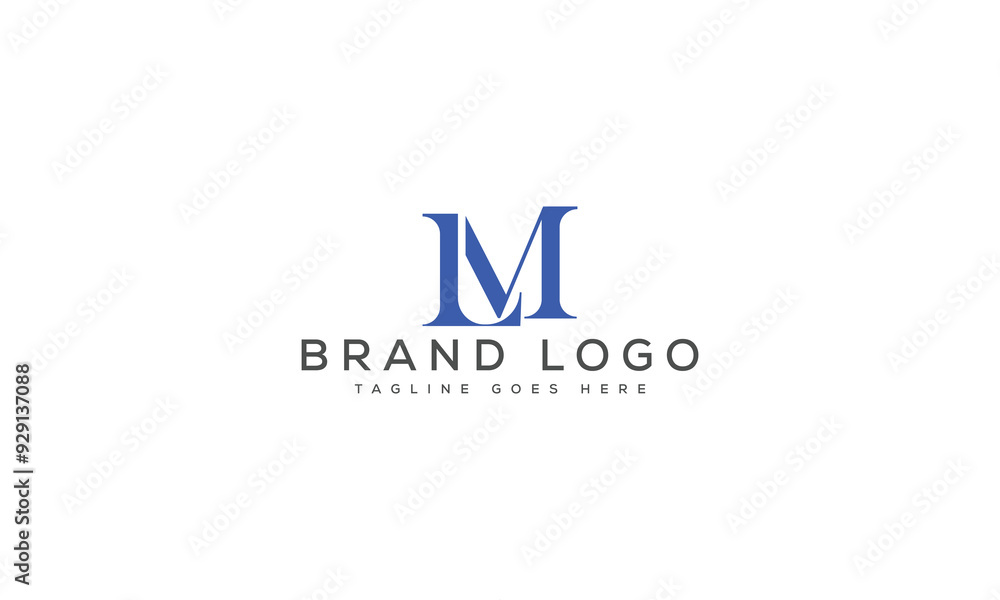 letter LM logo design vector template design for brand. letter LM logo design vector template design for brand.
