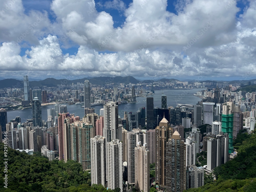 Obraz premium city skyline