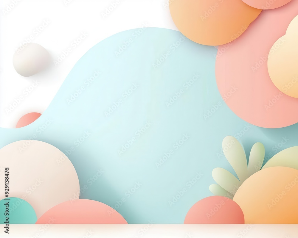 Fototapeta premium High clarity illustration with crisp edges and clean lines, balanced design with ample room for text placement.