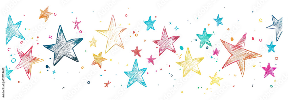 PNG Star border confetti symbol paper. PNG Star border confetti symbol paper.