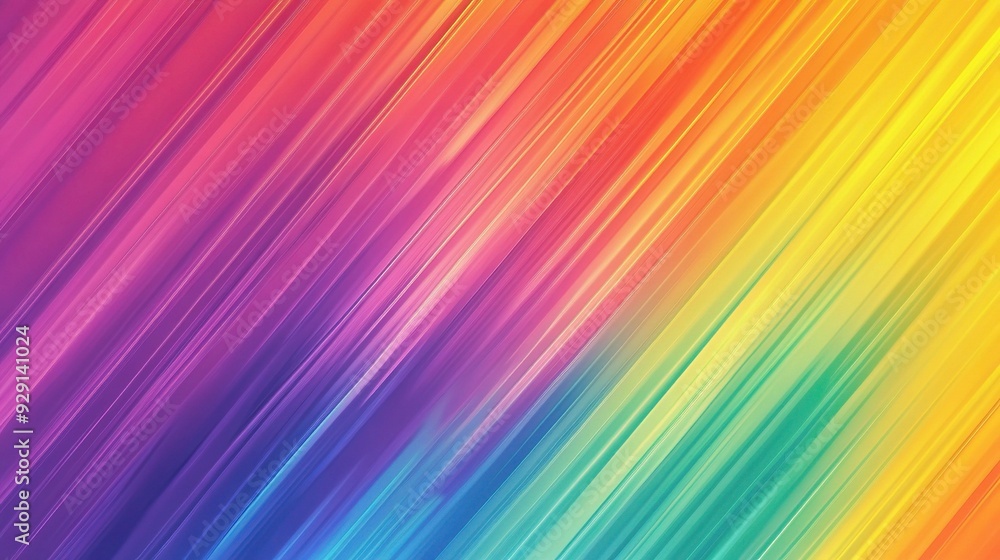 Abstract Diagonal Rainbow Stripes: A vibrant and dynamic abstract background featuring diagonal stripes in a rainbow of colors, perfect for modern and energetic designs. Abstract Diagonal Rainbow Stripes: A vibrant and dynamic abstract background featuring diagonal stripes in a rainbow of colors, perfect for modern and energetic designs.