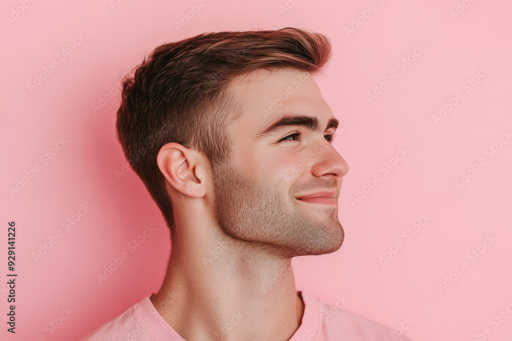 Fototapeta premium A close up of a man's face