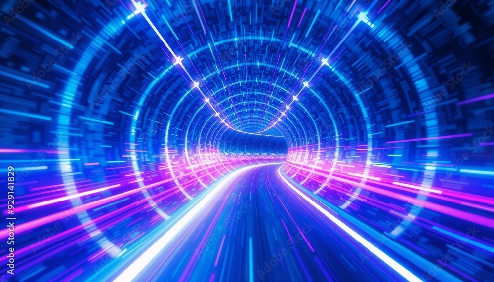 shifting light patterns in electric blue and violet form a textured tunnel walls pulse with energy streaks of light create a sense of rapid immersive hyperspace travel shifting light patterns in electric blue and violet form a textured tunnel walls pulse with energy streaks of light create a sense of rapid immersive hyperspace travel